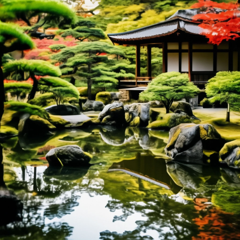 Лёгкий способ создать японский сад на своём участке, используя принцип голографии.