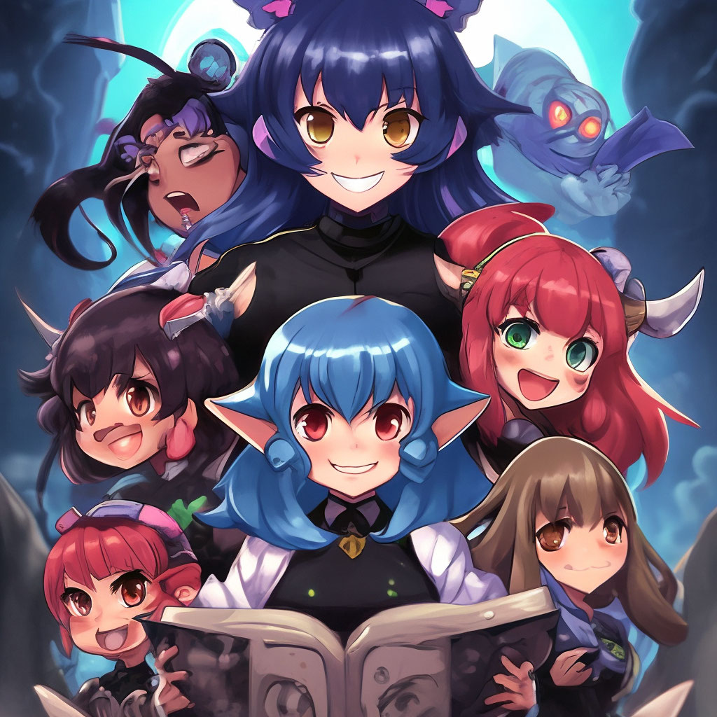 Энциклопедия девушек монстров» — создано в Шедевруме