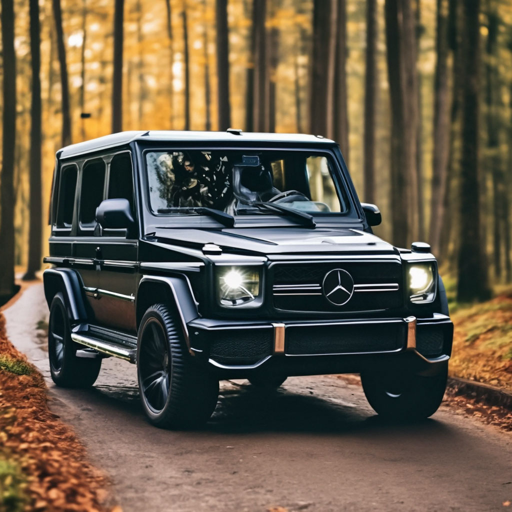 Mercedes G-Class coloring pages