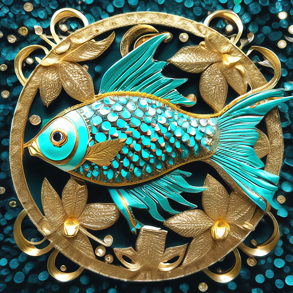Маска-ободок Золотая рыбка