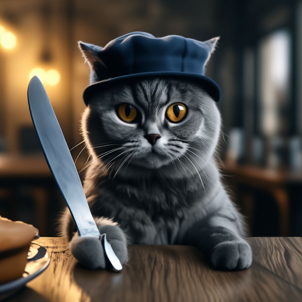 Голодный кот