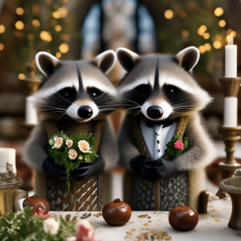 Racoon wedding | Beachweddingtips.com