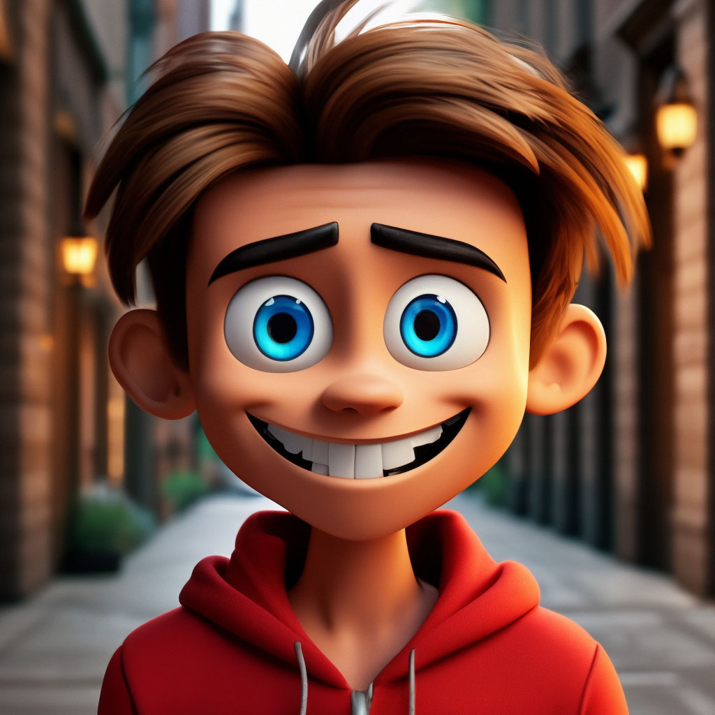 Timmy Turner Cartoon Drawing