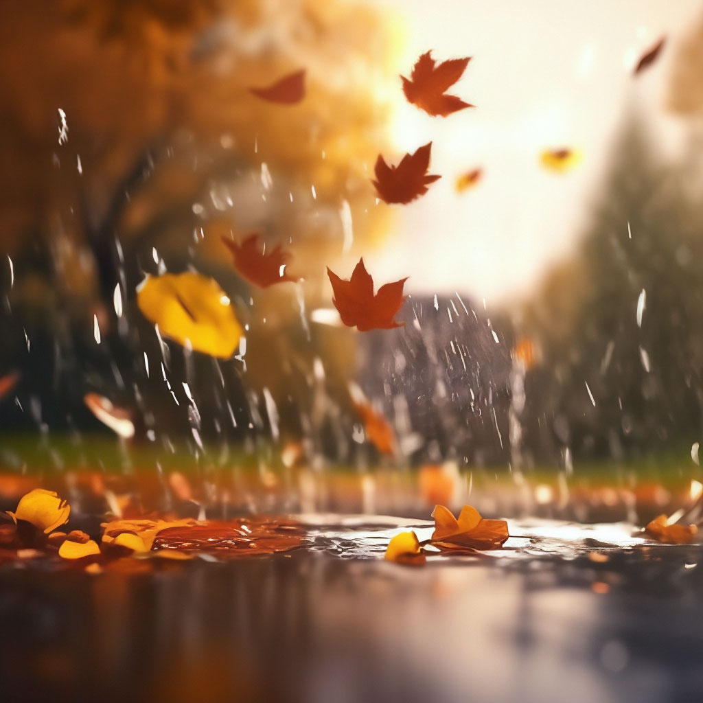 Осенний дождь - 71 фото
