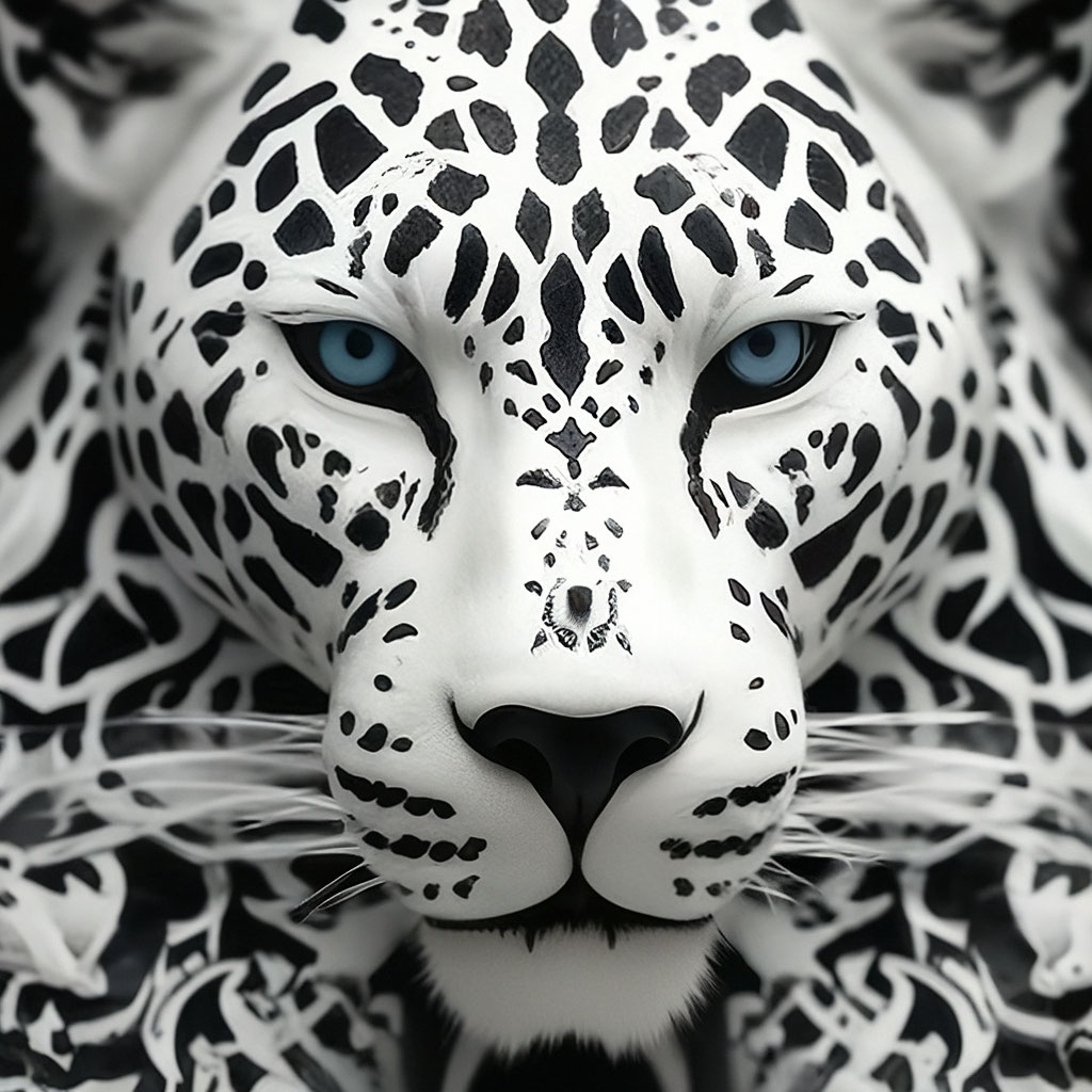 Керамогранит белый Leopard (Индия)