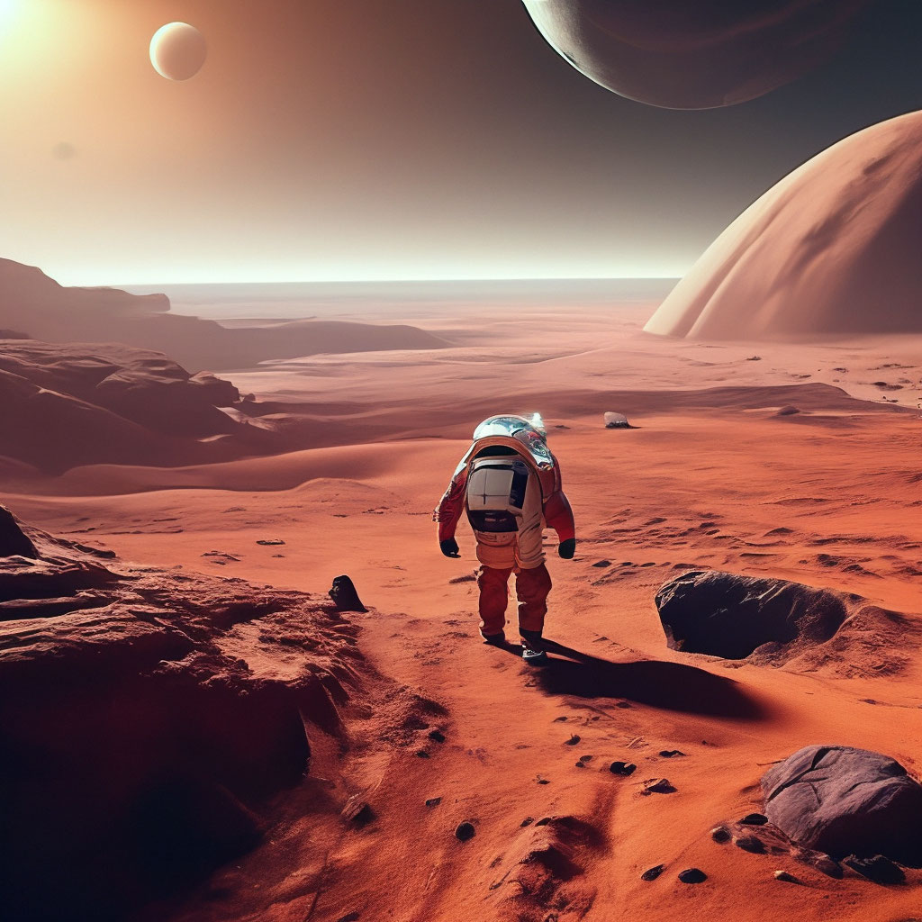 Кадр из фильма 'Марсианин'