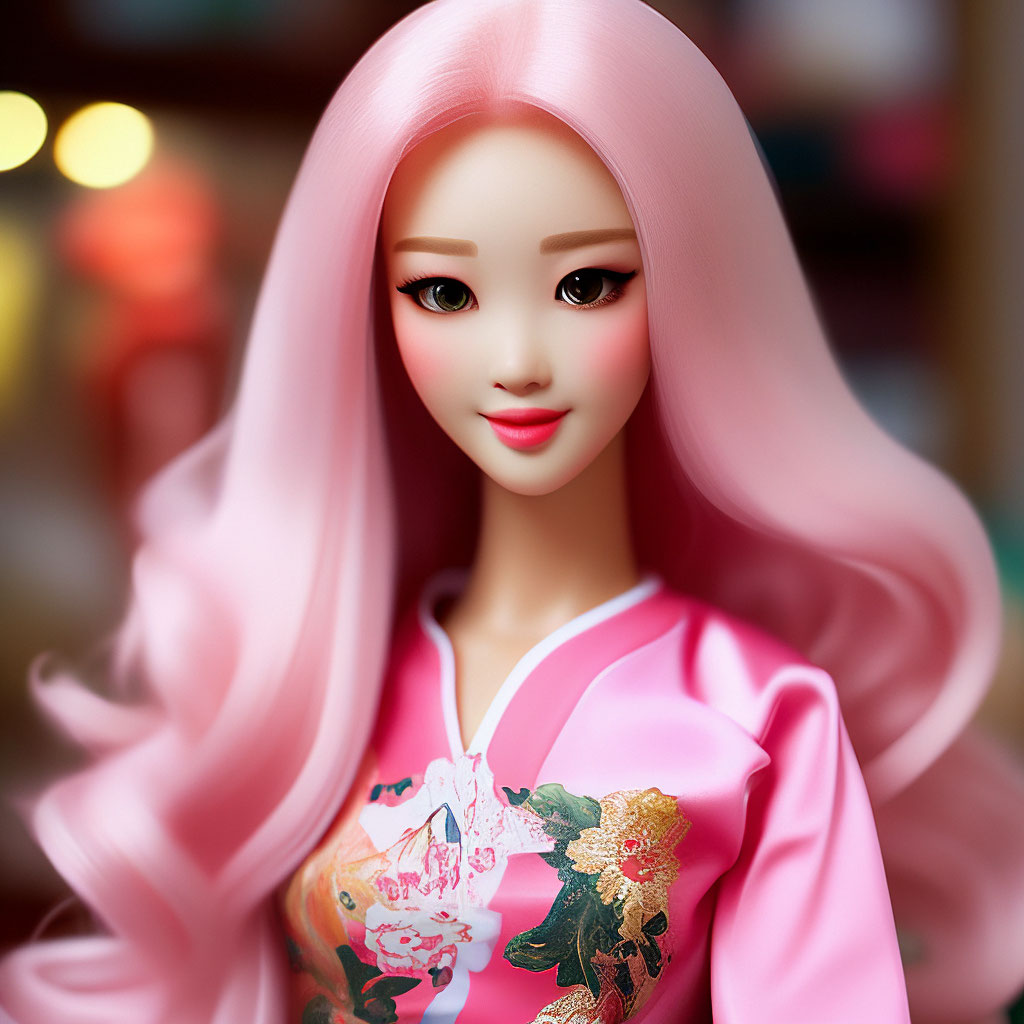 Korean Barbie Girl image created in Shedevrum