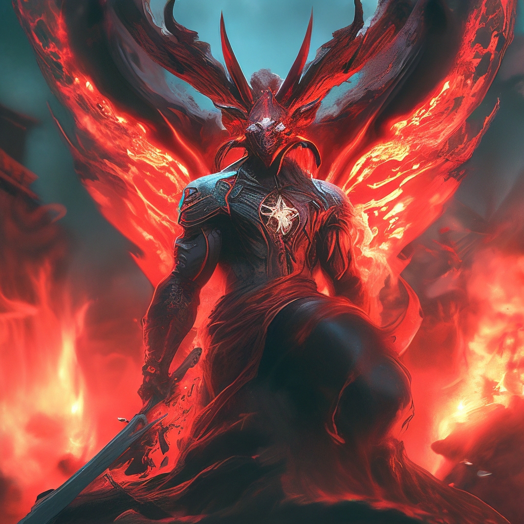 Черт" - картинка создана в Шедевруме.