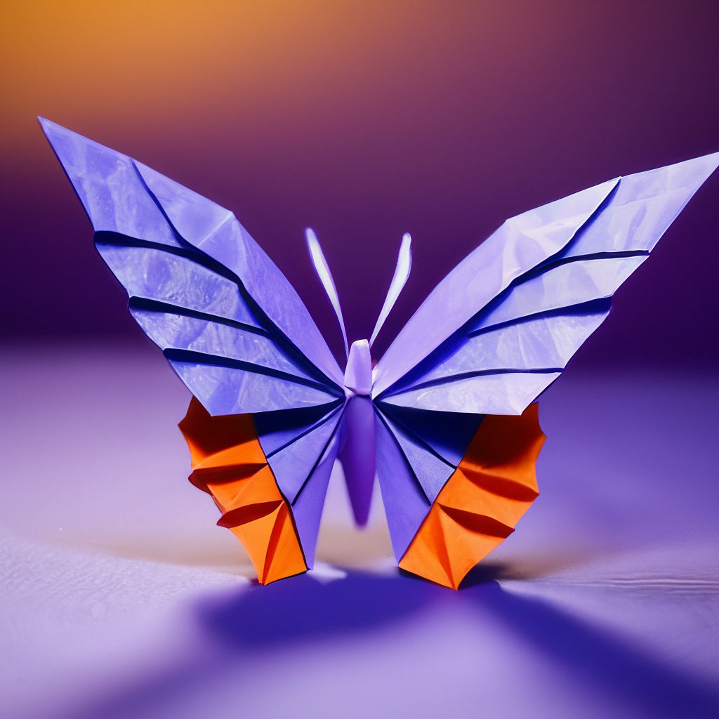 Оригами бабочка: мастер-класс