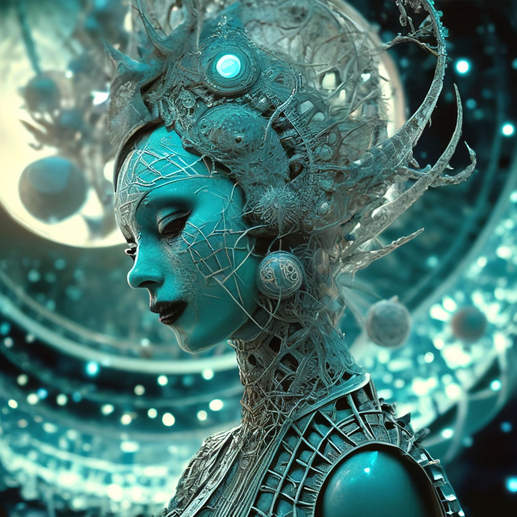 The Full Moon Turquoise Daguerreotype…» — Создано В Шедевруме