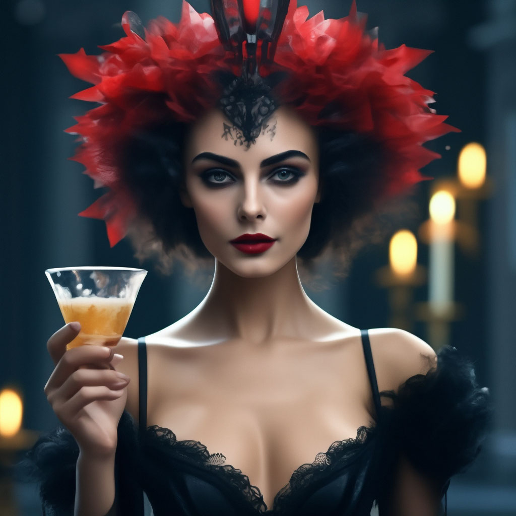 «На балу у Воланда маргарита» — создано в Шедевруме