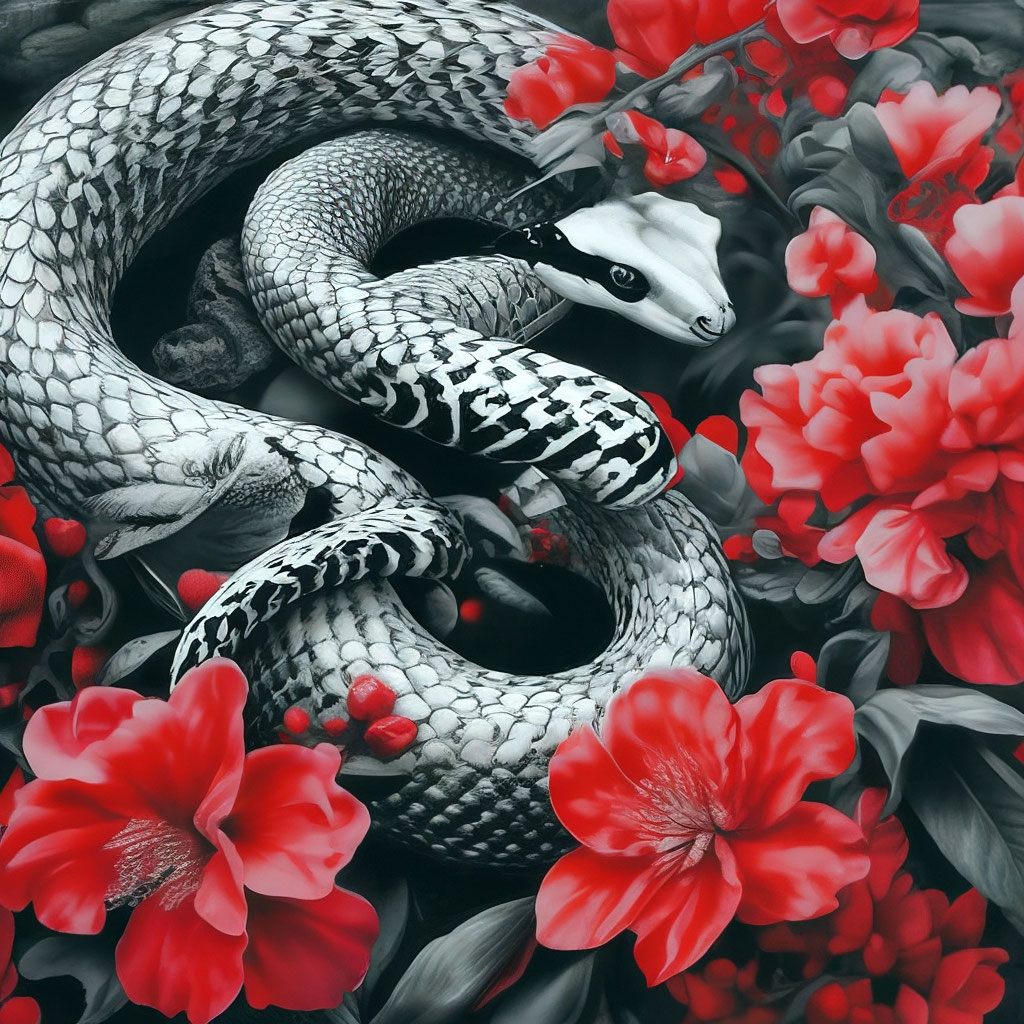 Белая змея обои - 66 фото