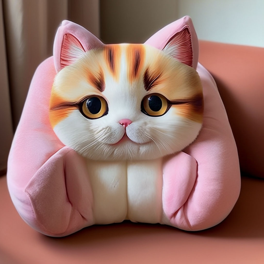 Подушки кот