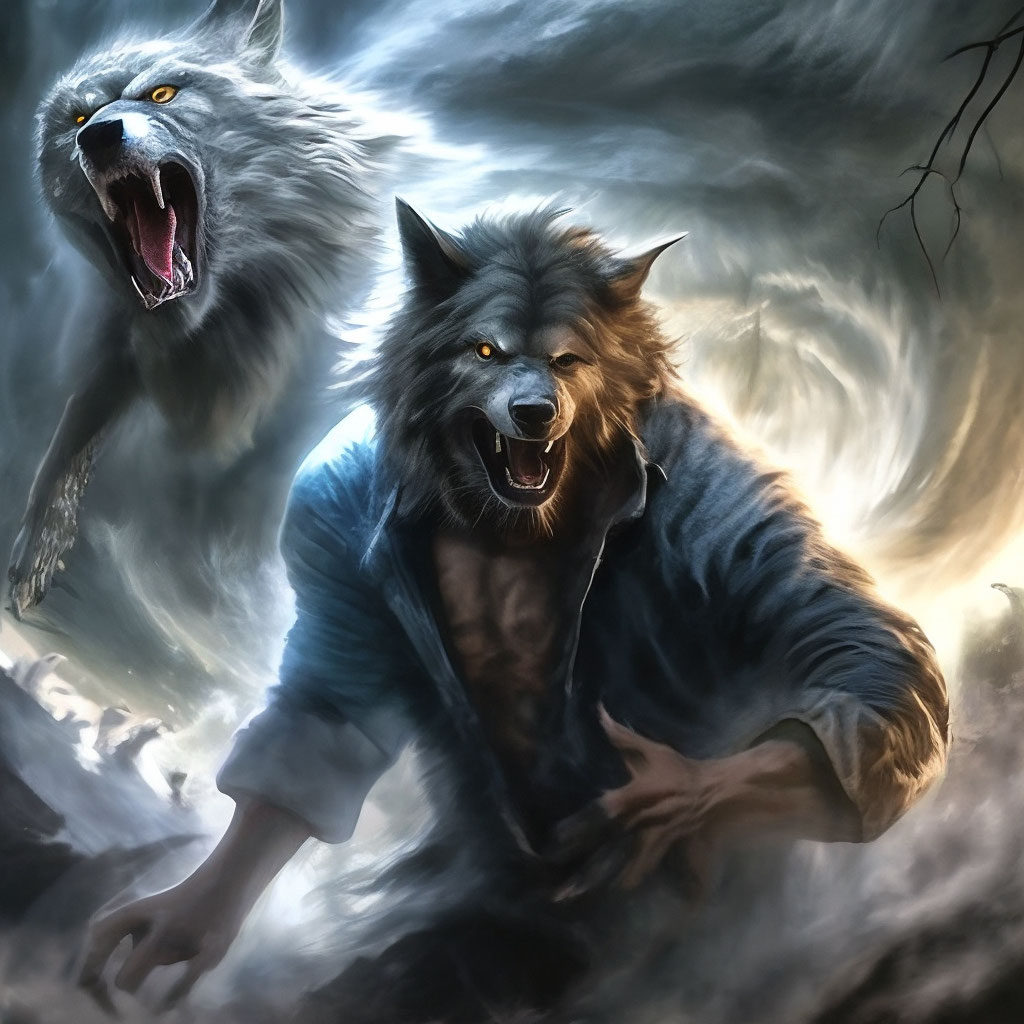 Man Transformation Into Werewolf