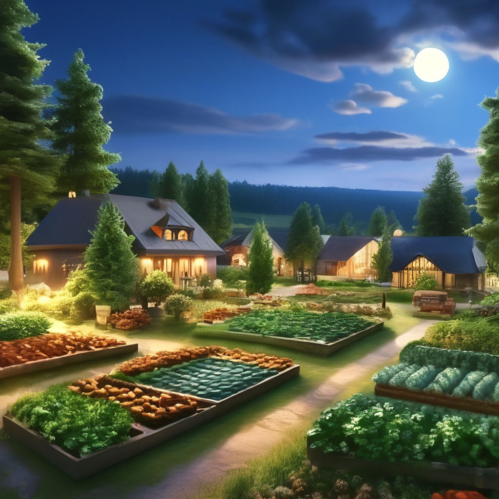 Деревенские дома и огороды (47 фото) - фото - картинки и рисунки: скачать бесплатно