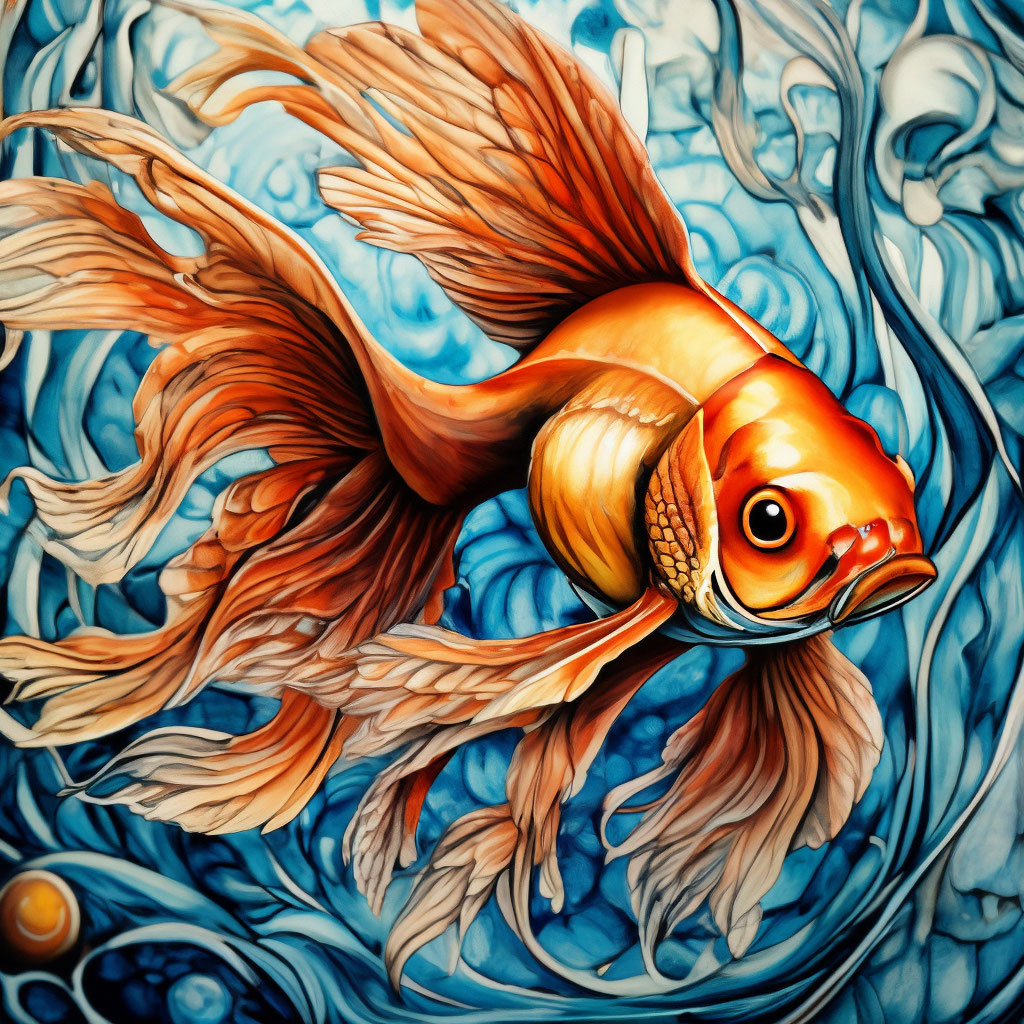 Поделка золотая рыбка из сказки пушкина - 81 фото