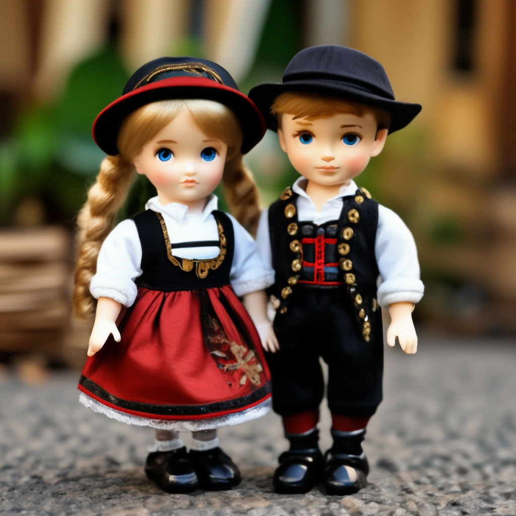 Выставка «Куклы в немецком национальном костюме» (Алтайский край)