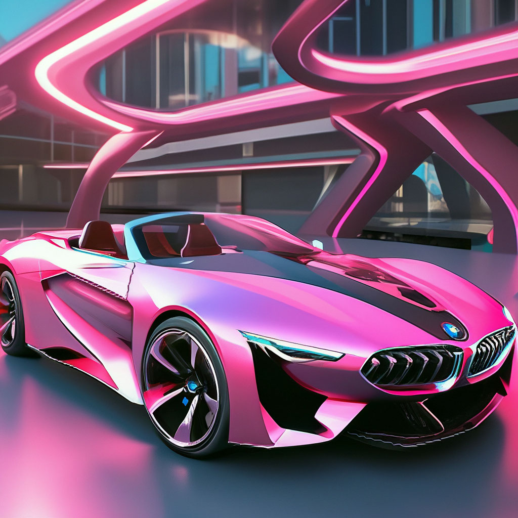 Bmw pink concept car on sale