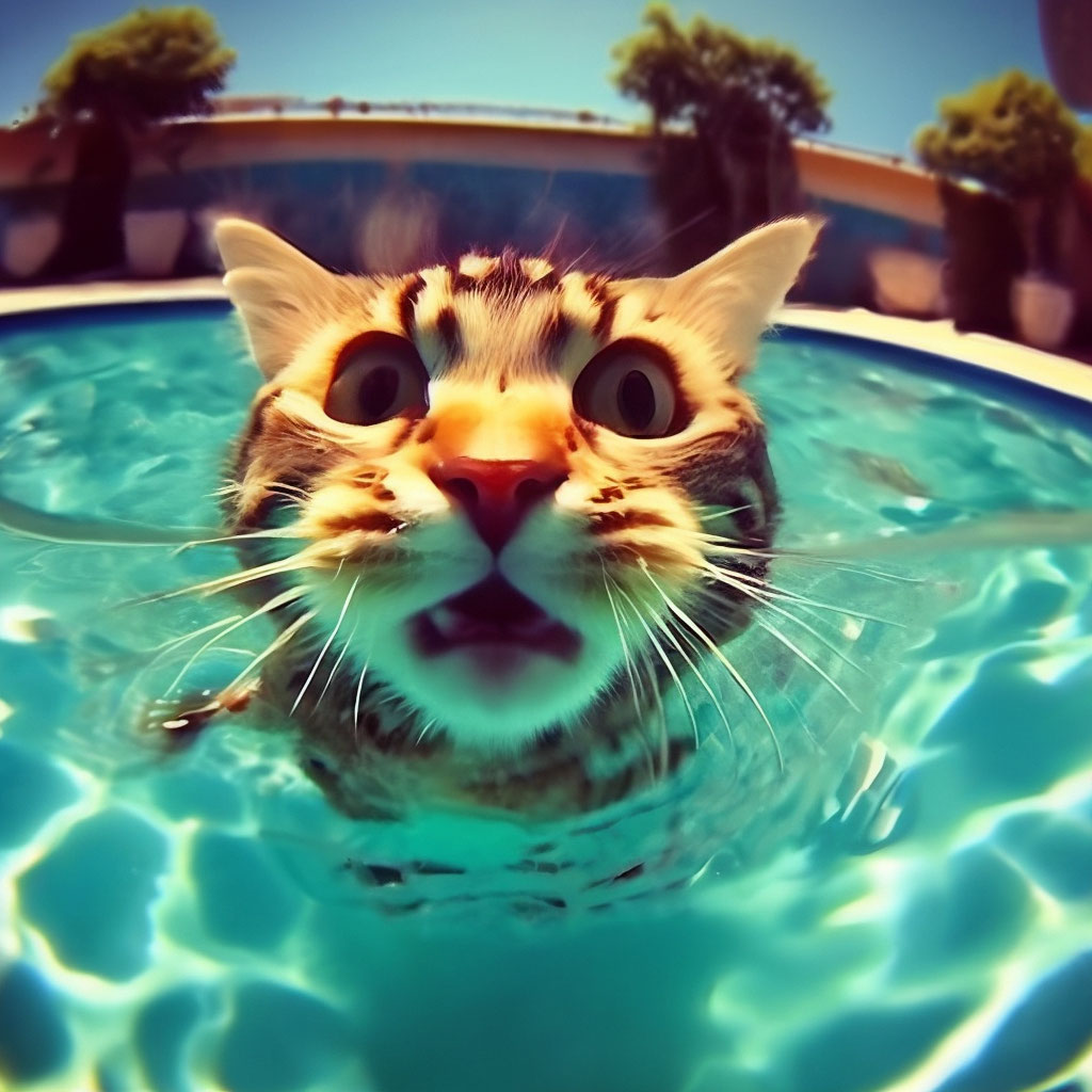 Pool Cat Memes Public Pool Throws A Dog Party Before Closing For The