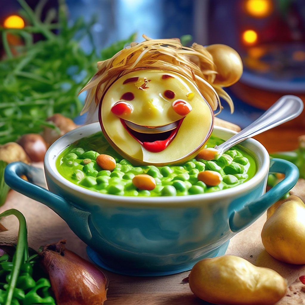 Гороховый суп с картошкой и сухарями: пошаговый рецепт с фото