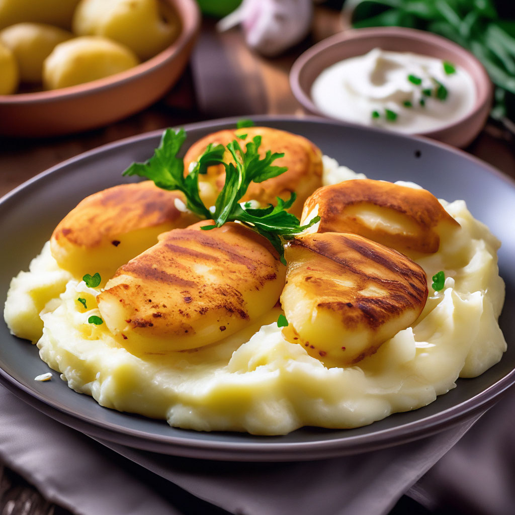 Рецепт веган-котлеты по-домашнему с картофельным пюре Hi-Food