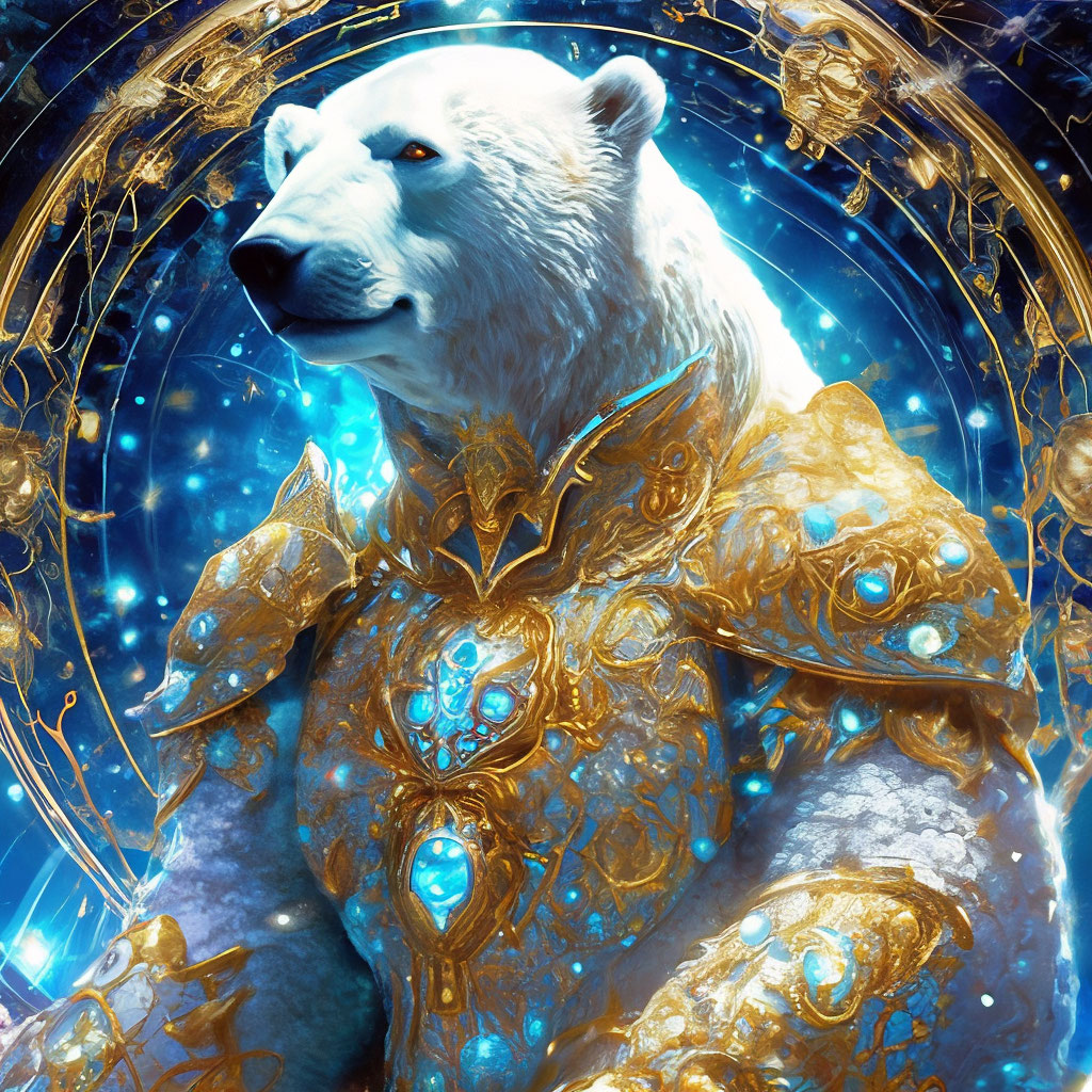 Король полярный медведь из …» — создано в Шедевруме