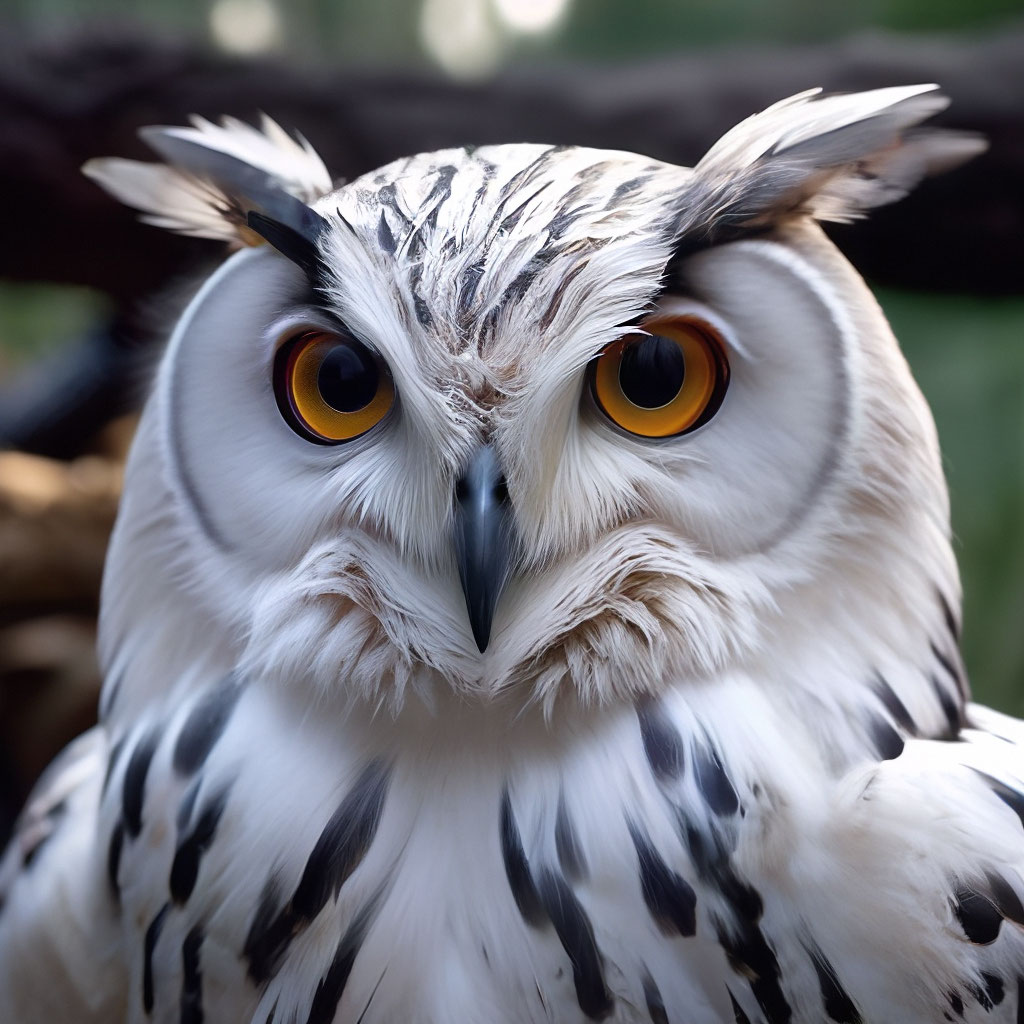 Белая сова с ушками white owl …» — создано в Шедевруме