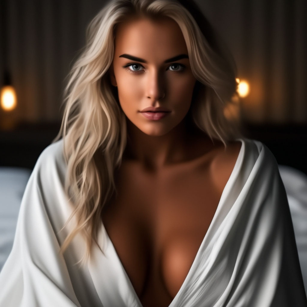 A beautiful Swedish woman with a big …