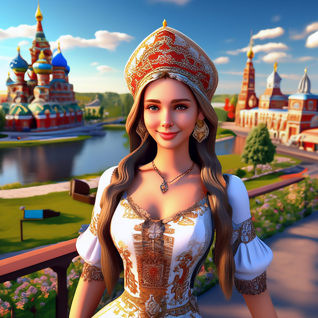 Sims 4 в России, русская душа, …» — создано в Шедевруме