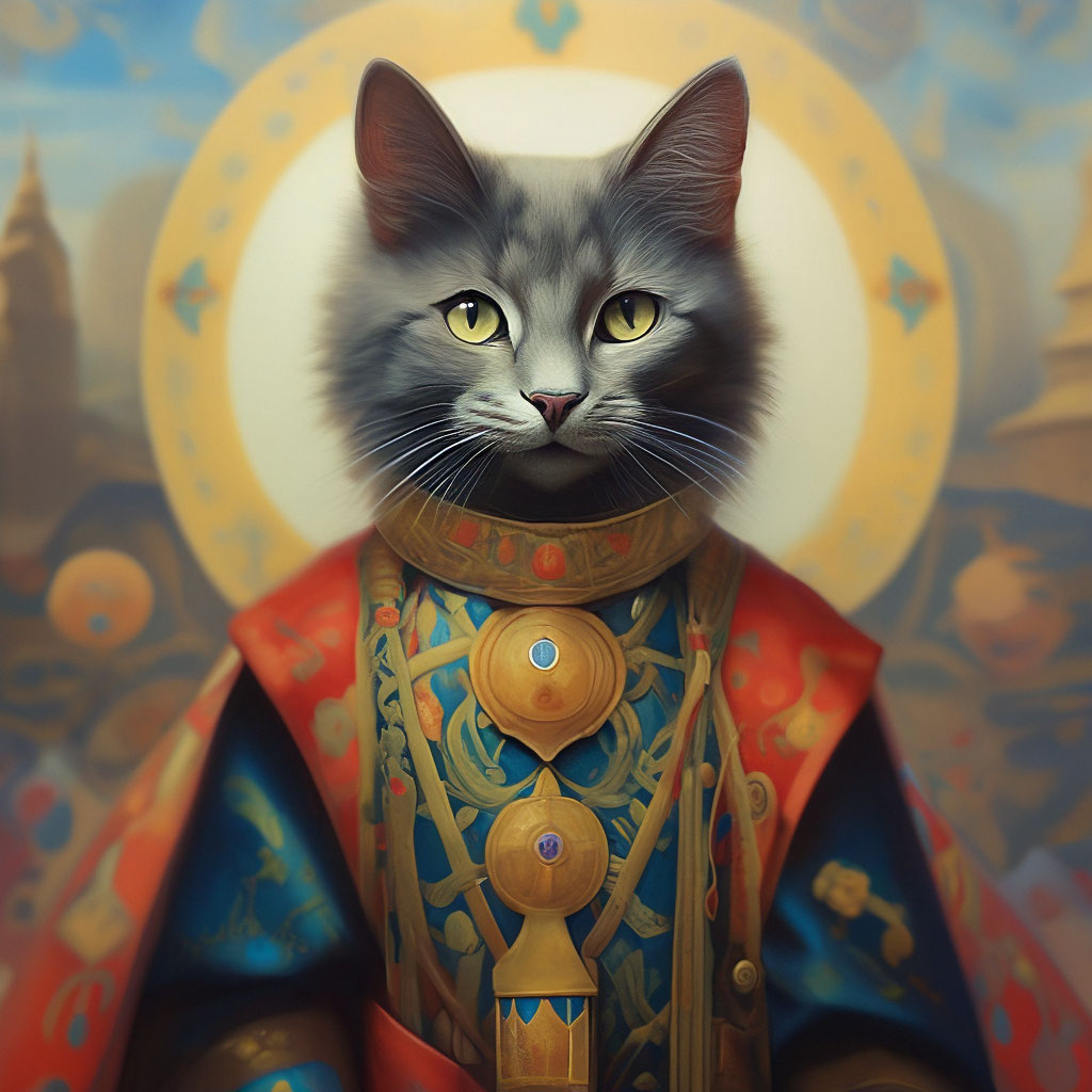 «Ёшкин кот» — картинка создана в Шедевруме