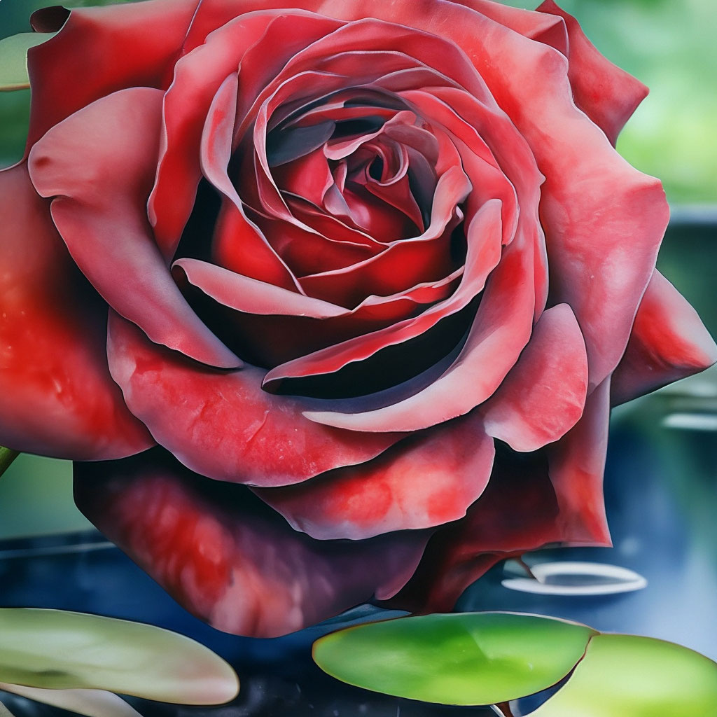 Красный цветок пиона рисунок акварелью | Премиум Фото