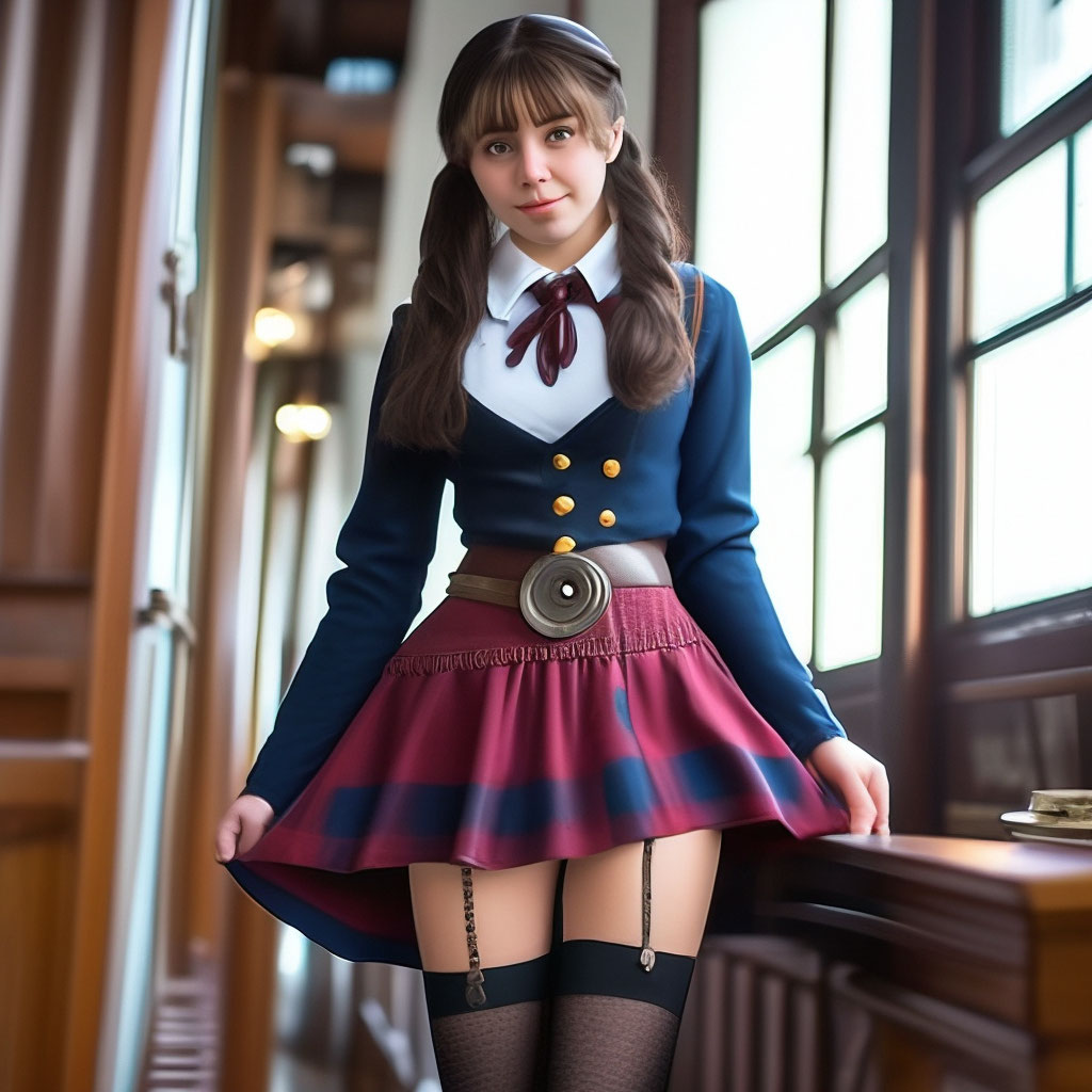 schoolgirlupskirt  — image created in Shedevrum