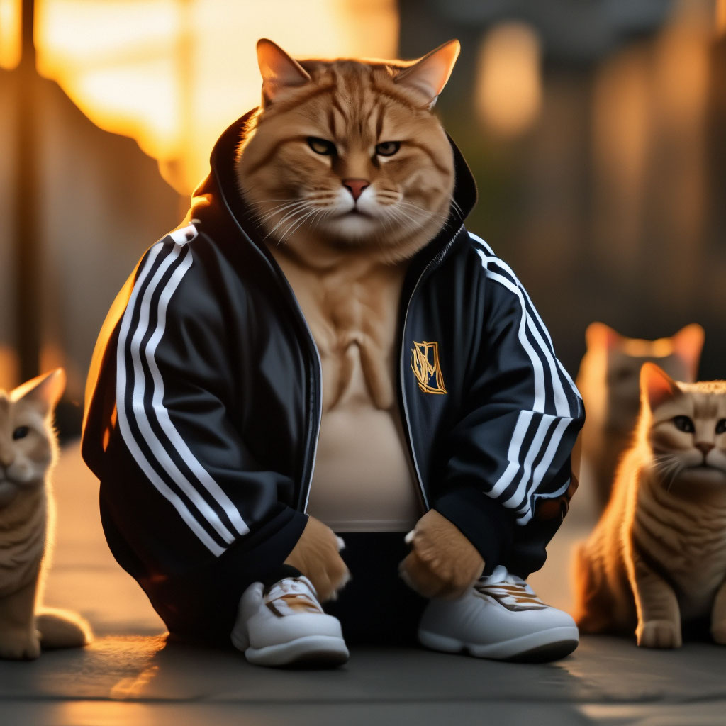 Бандит кот