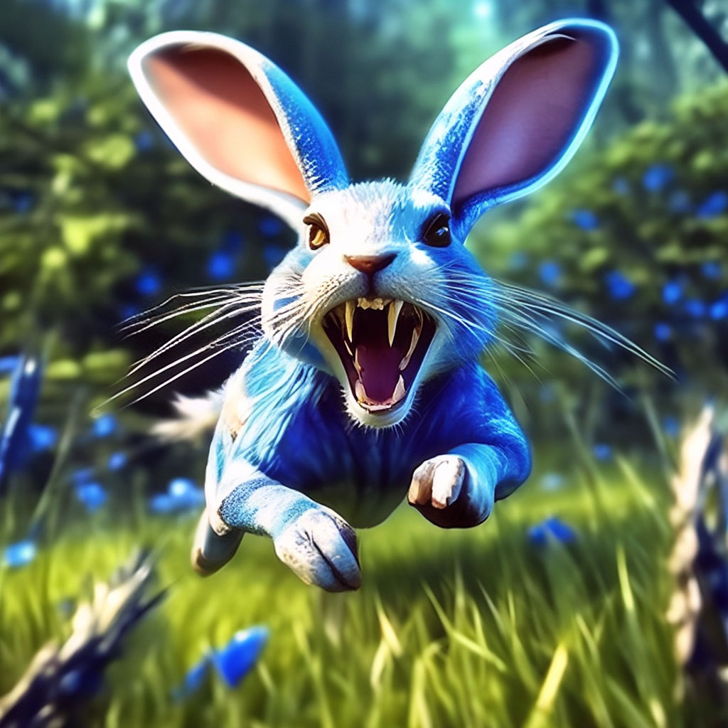 Чубрик-кролик , длинные уши, …» — создано в Шедевруме