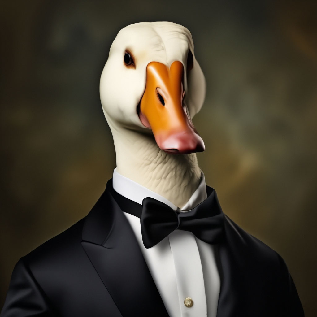 Гусь в смокинге | Игорек» — Шедеврум