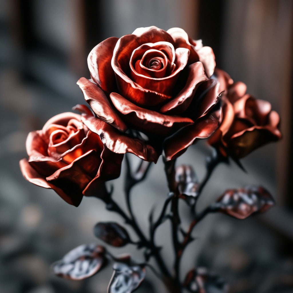Кованые розы