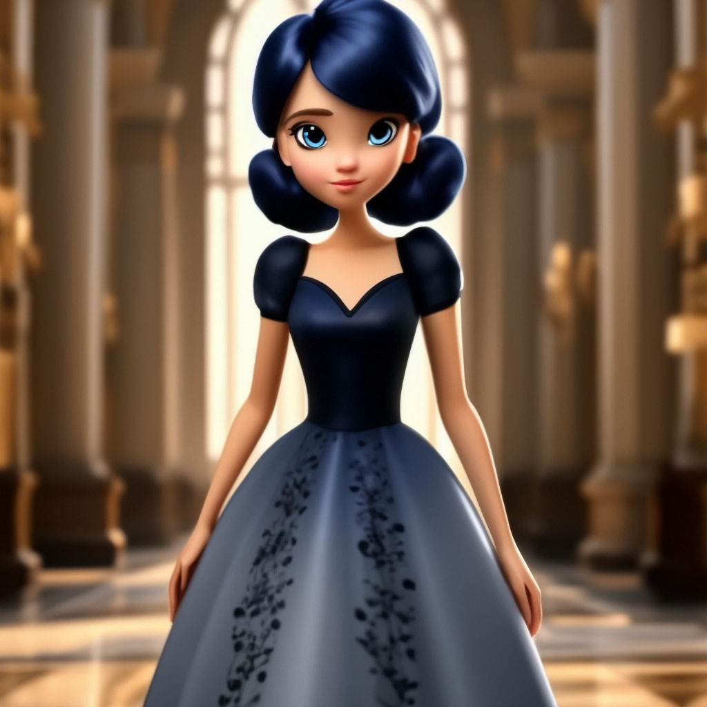 green emerald velvet dress Bandai Miraculous Ladybug & Cat Noir Marinette Ball Gown Fashion Doll