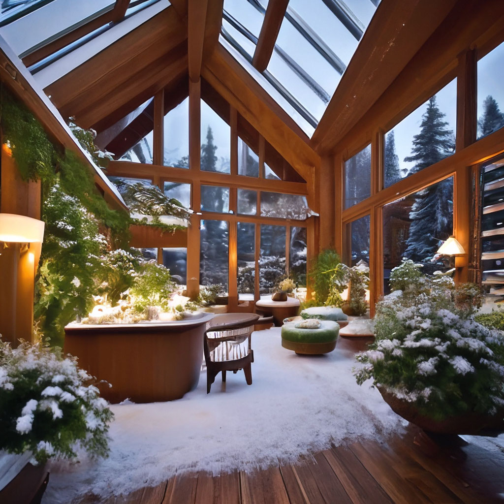 Зимний сад в доме — 50 фото разнообразных идей оформления