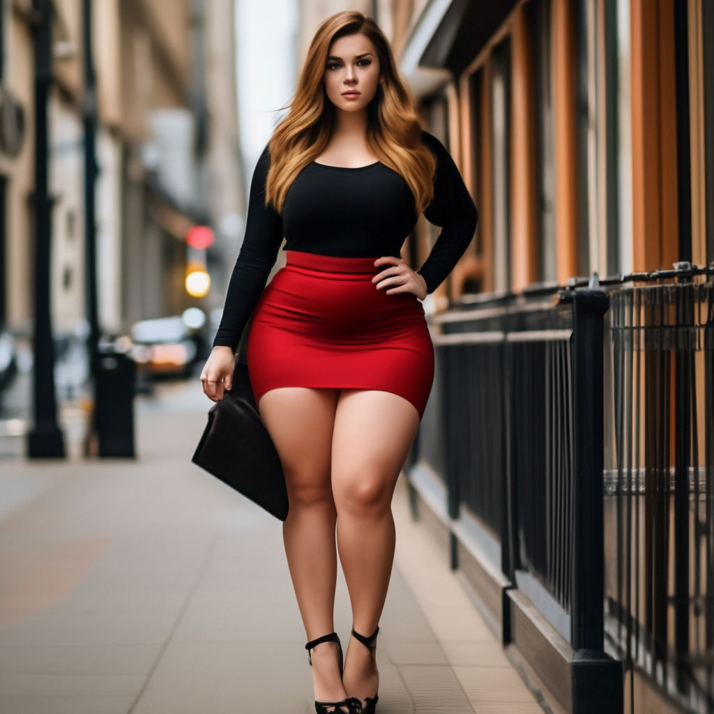 curvy legs  — image created in Shedevrum