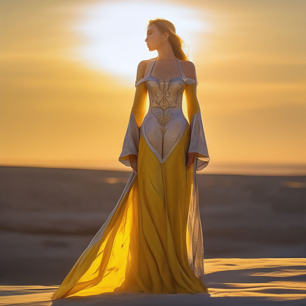 slim fit dress slacks The Wave Dress in Gold Rush – Hildur Yeoman