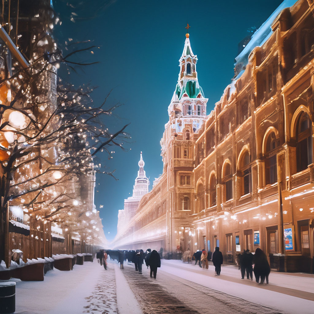 Зимняя Москва