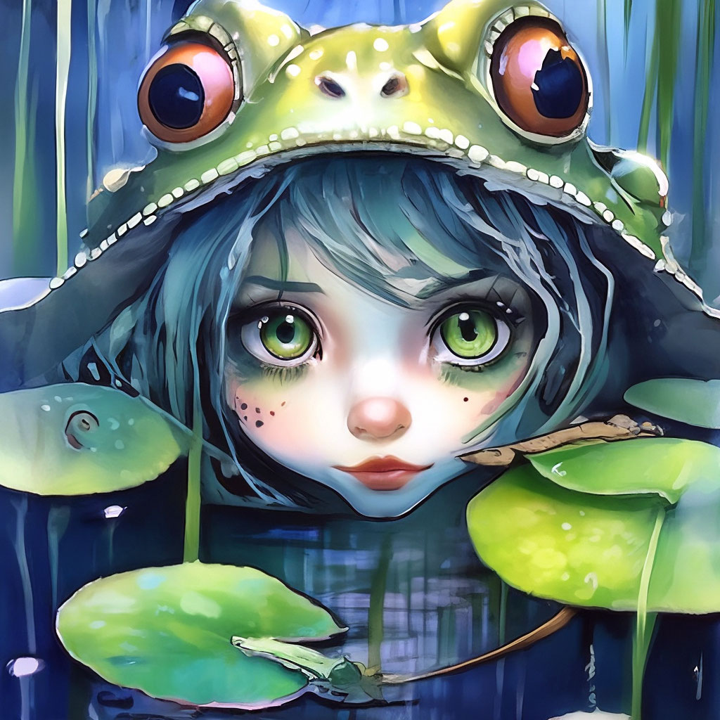 Frog girl