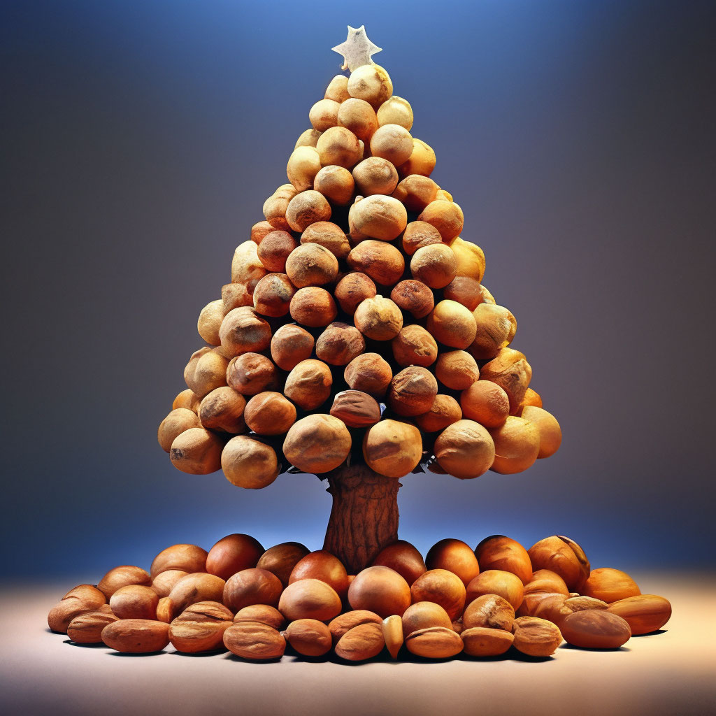 Елка из шишек и орехов | Украшения, Рождественские поделки, Поделки