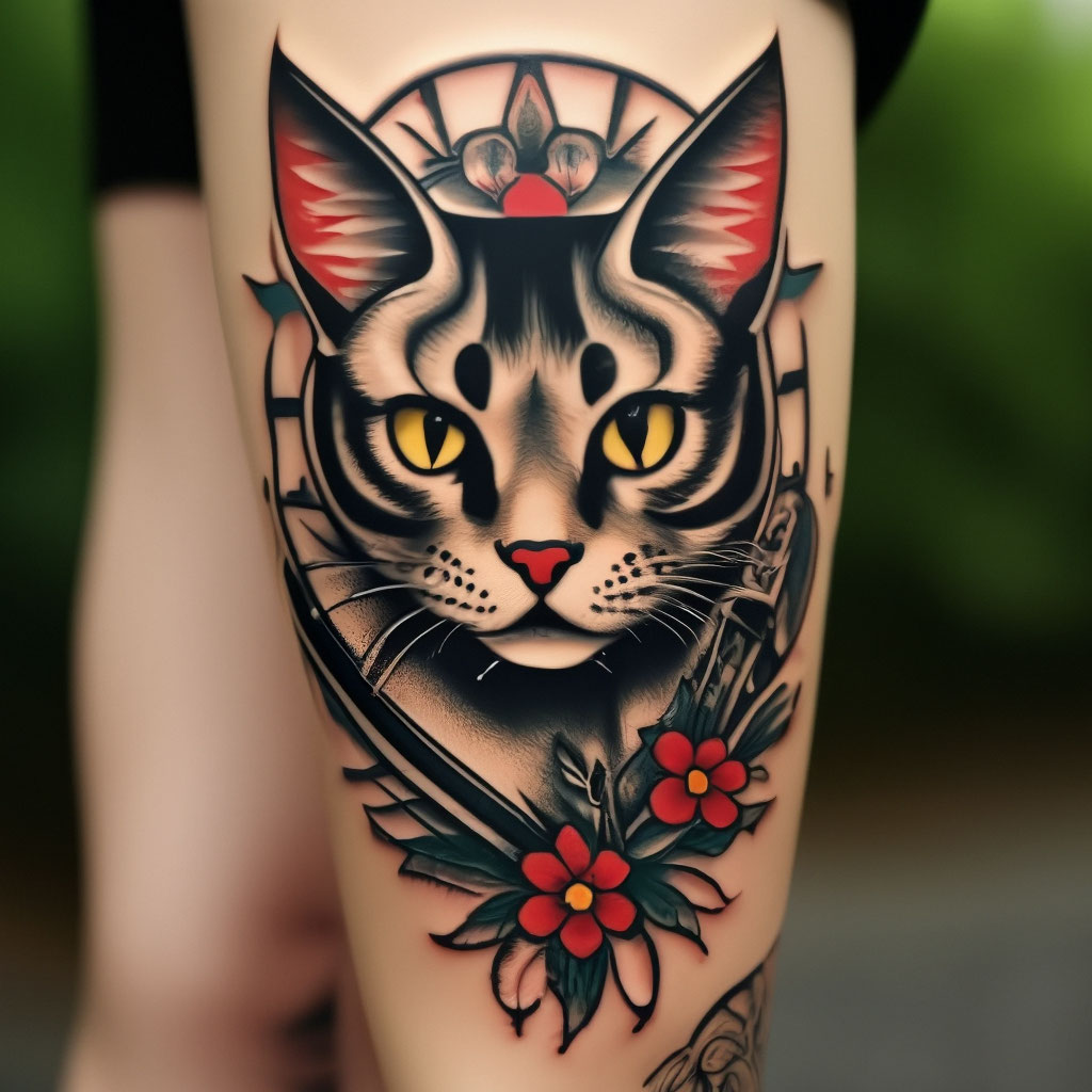 ТАТУ В СТИЛЕ ОЛДСКУЛ. - KOT Tattoo Studio