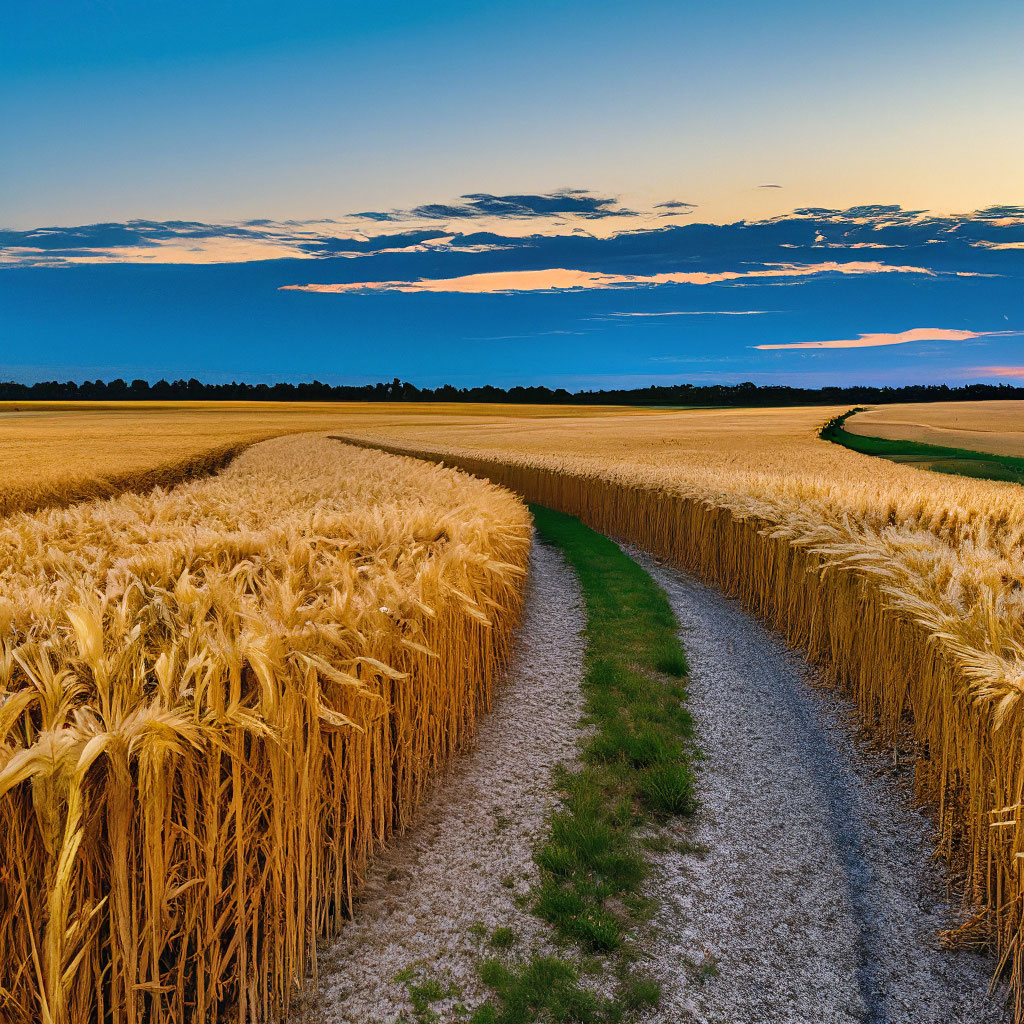 Поле золотых пшеничных колосьев …» — создано в Шедевруме