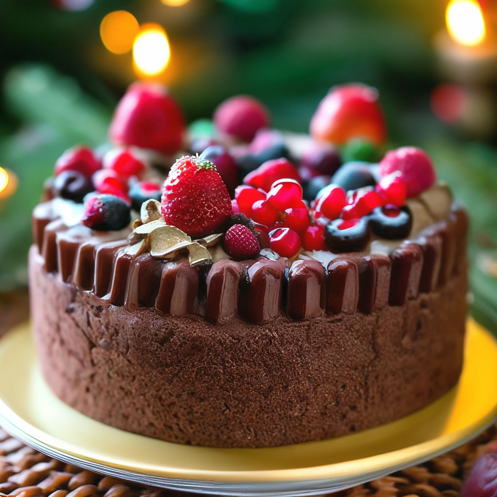 Идеальный шоколадный торт в глазури к празднику