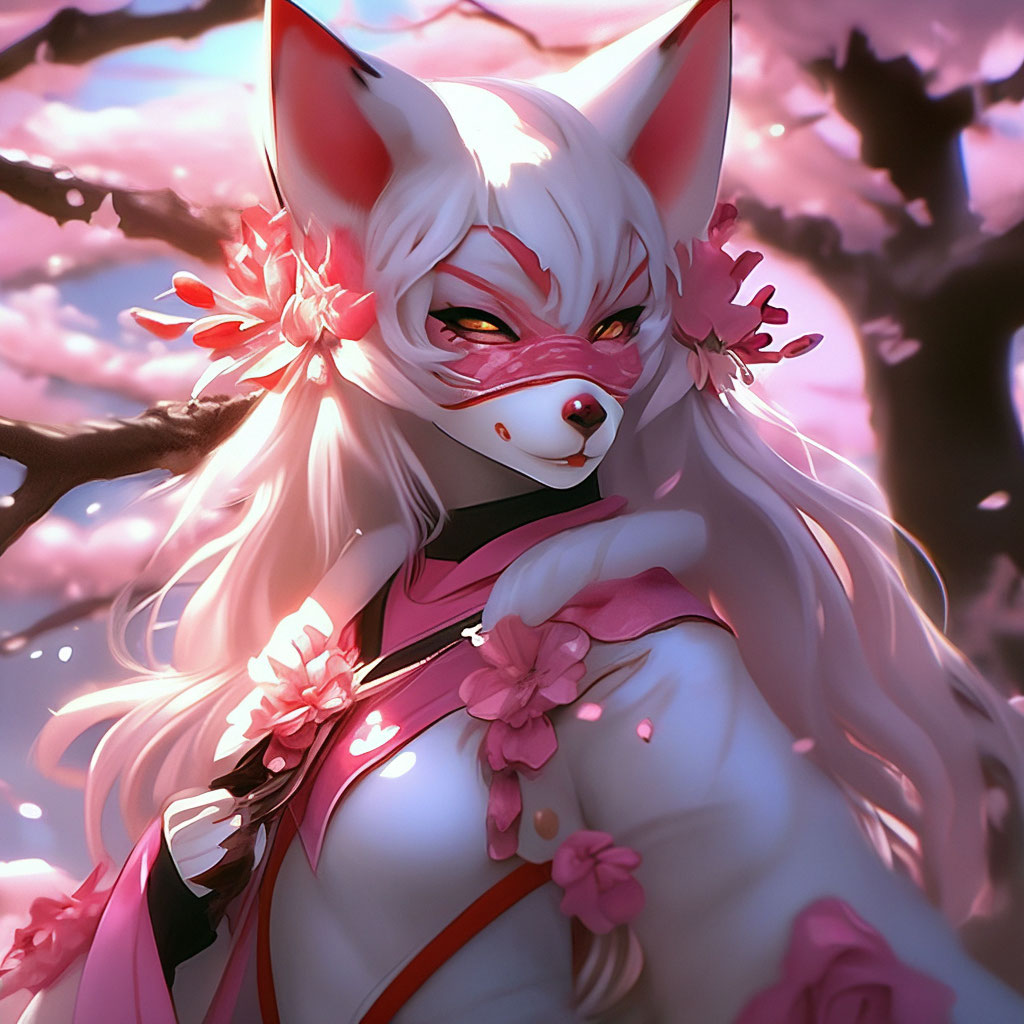 Anthro kitsune