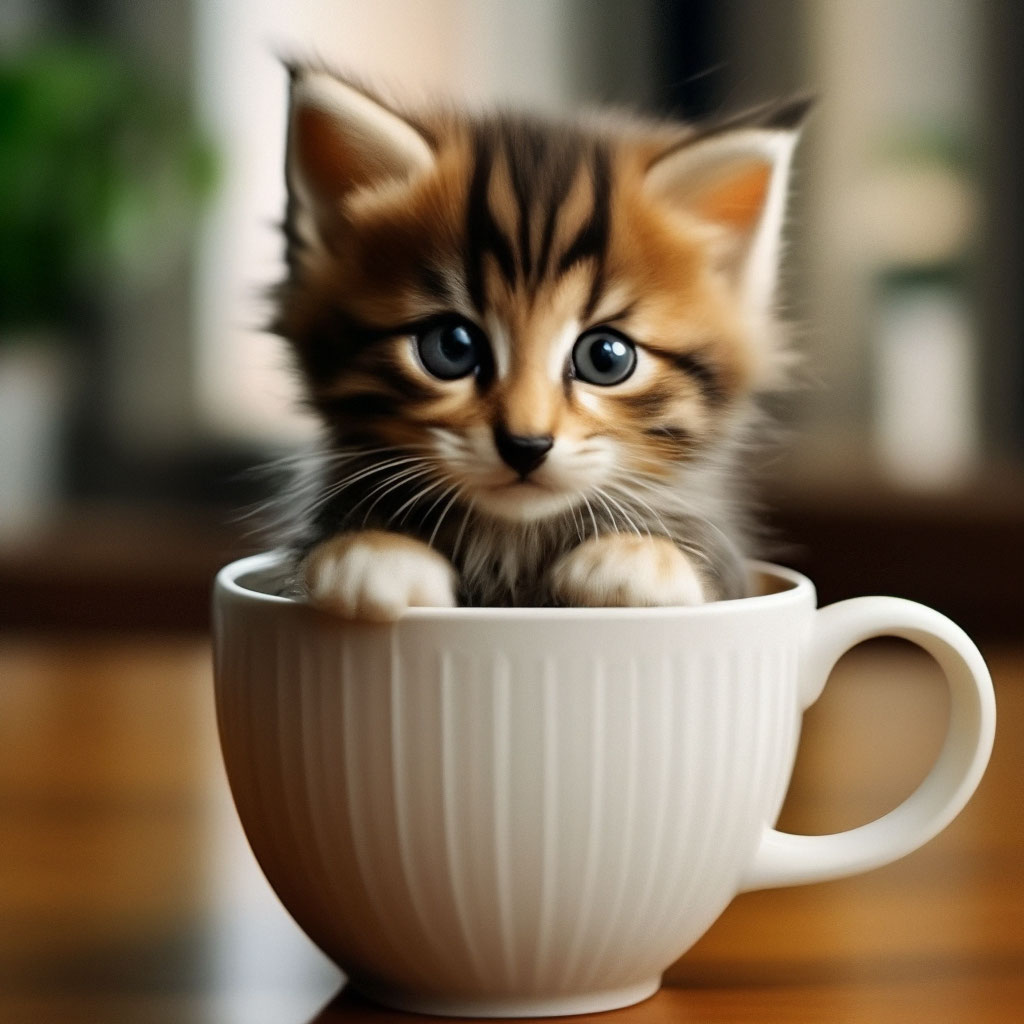 Позитивчик кофейный котенок в наличии и на заказ