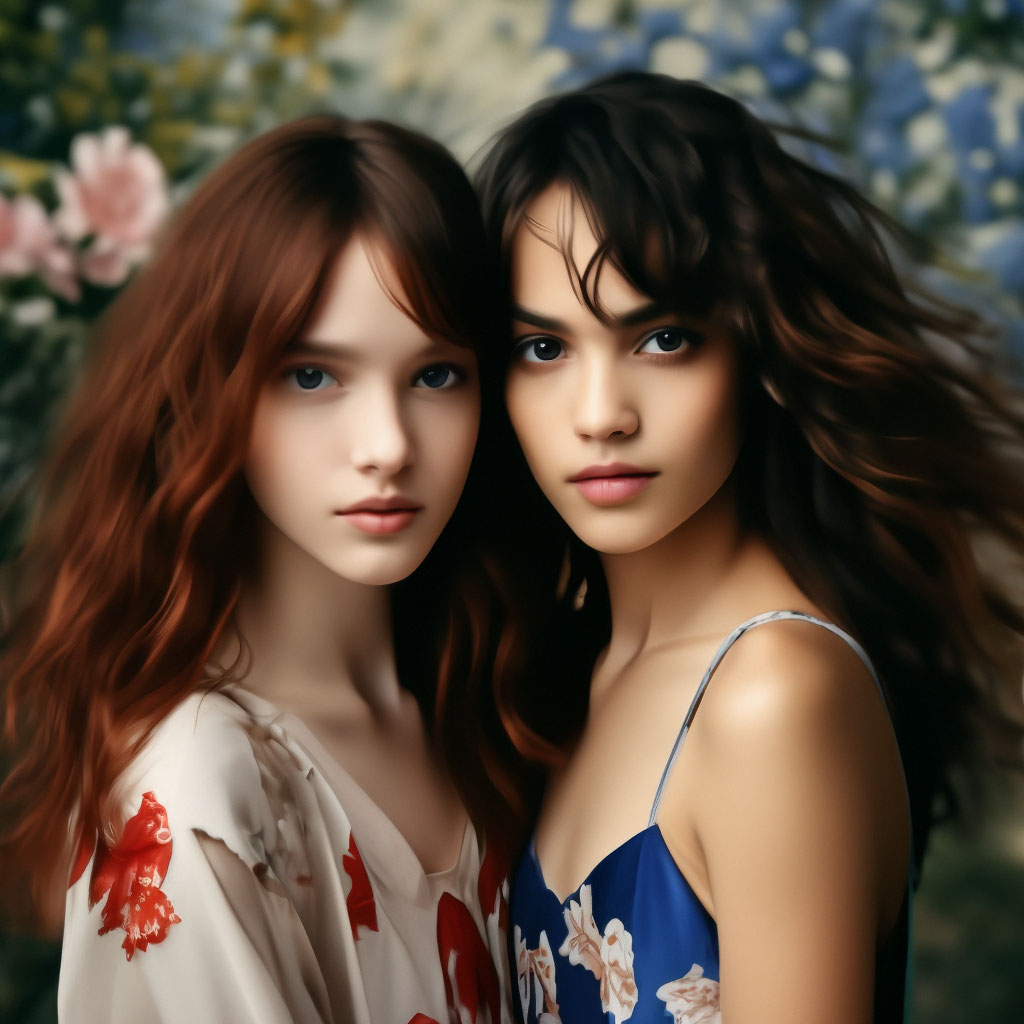 "Cherish" — image created in Shedevrum.