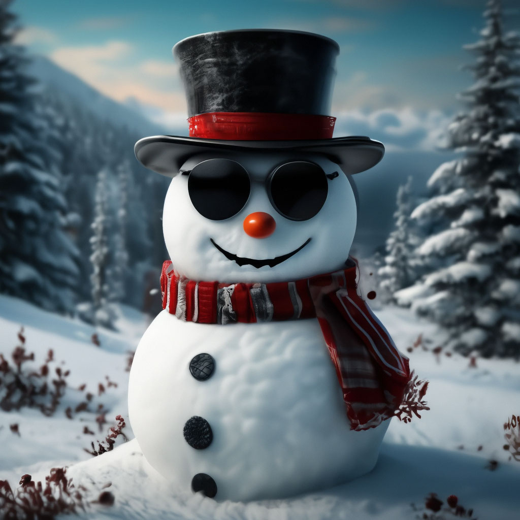 Снеговик крутой Изображения – скачать бесплатно на Freepik